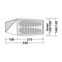 Robens Buck Creek 2 Trekkingzelt -Tragen Sie Zeltladen. 6086283 1280x1280