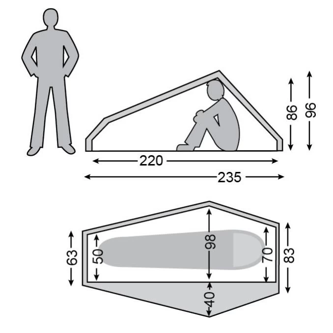 Nordisk Telemark 1 LW Trekkingzelt 4 Nordisk Telemark 1 LW Trekkingzelt – Bild 2