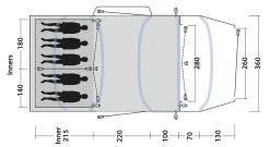 Outwell Jacksondale 5PA Familienzelt -Tragen Sie Zeltladen. 7366199 1280x1280