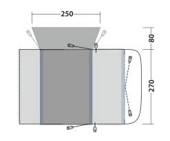 Outwell Wolfburg 380 Air Busvorzelt -Tragen Sie Zeltladen. 7366822 1280x1280