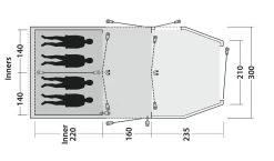 Outwell Yosemite Lake 4TC Familienzelt -Tragen Sie Zeltladen. 7366856 1280x1280