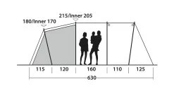 Outwell Yosemite Lake 4TC Familienzelt -Tragen Sie Zeltladen. 7366857 1280x1280