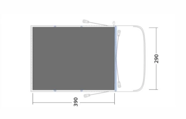 Outwell Footprint Hayward Lake 4ATC Zeltunterlage 4 Outwell Footprint Hayward Lake 4ATC Zeltunterlage – Bild 2