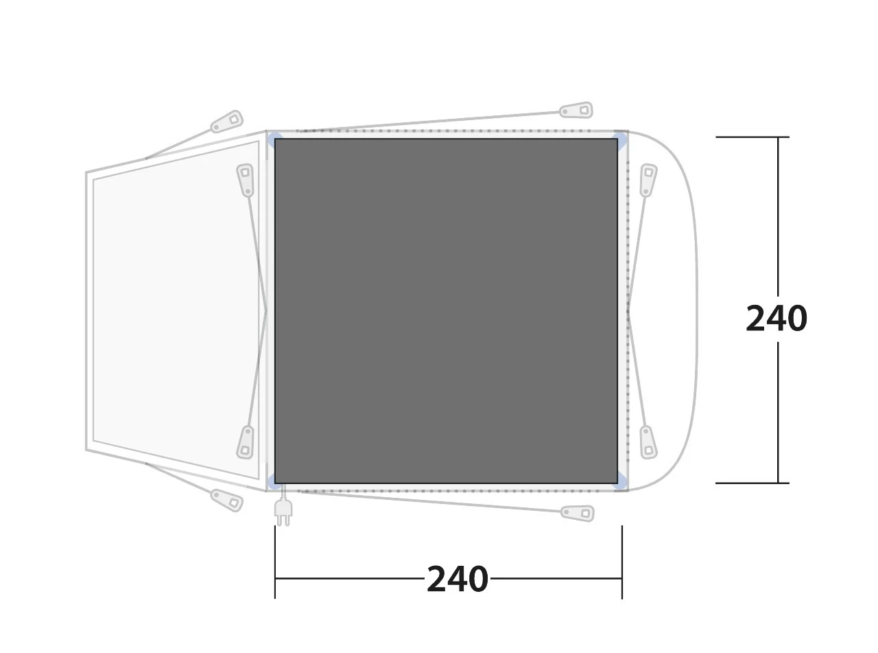 Outwell Footprint Rosedale 5PA Zeltunterlage 4 Outwell Footprint Rosedale 5PA Zeltunterlage – Bild 2