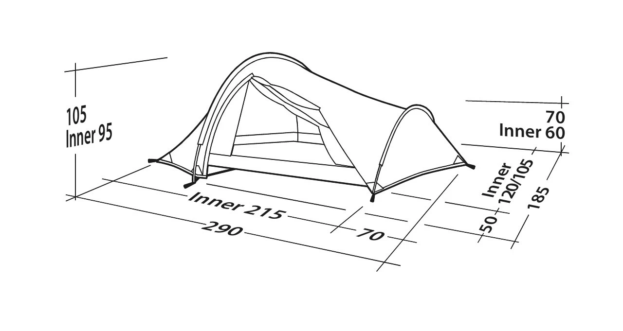 Robens Challenger 2 Trekkingzelt 4 Robens Challenger 2 Trekkingzelt – Bild 2