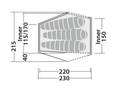 Robens Chaser 3XE Trekkingzelt -Tragen Sie Zeltladen. 7436776 1280x1280