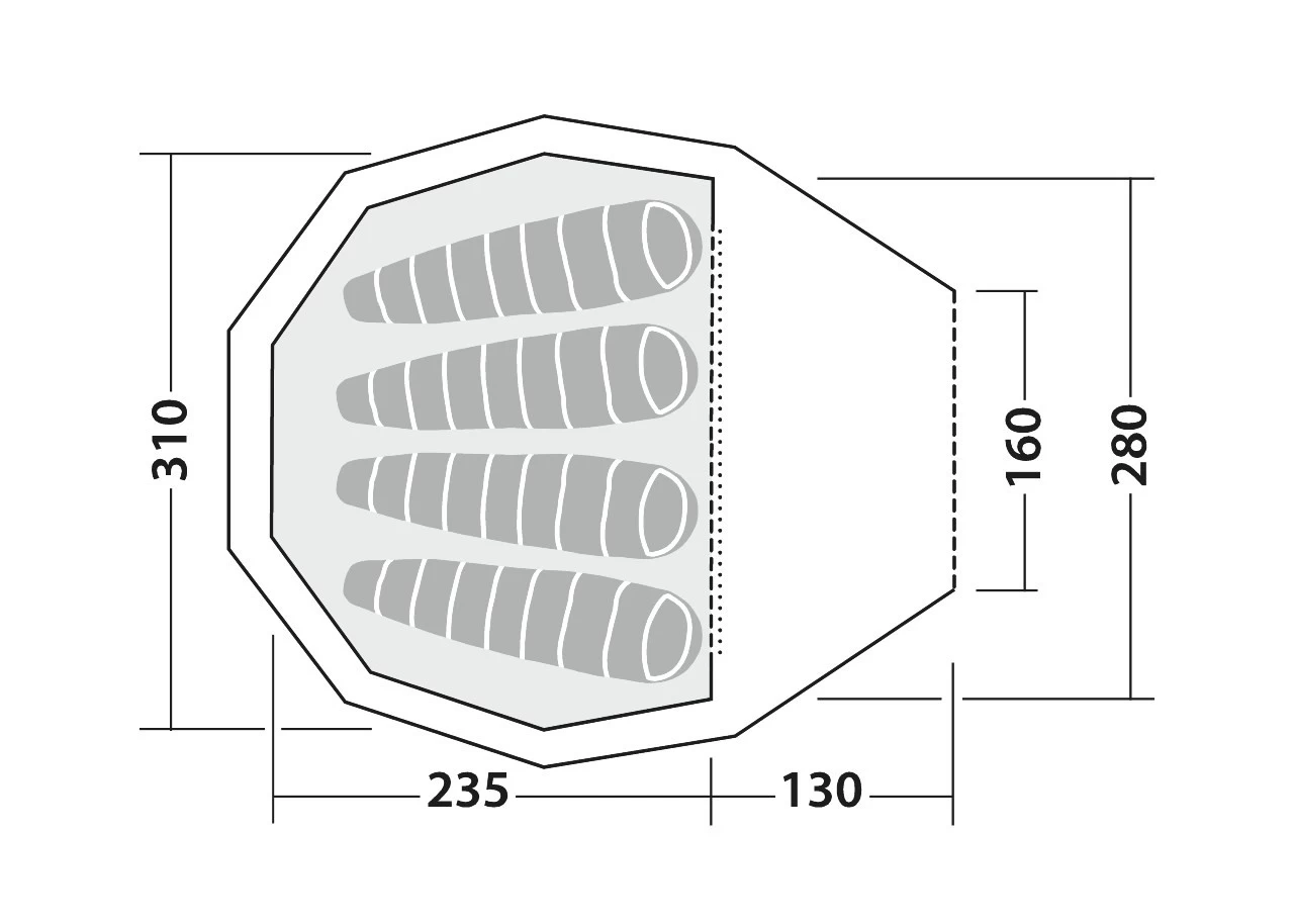 Robens Green Cone PRS Tipi-Zelt 5 Robens Green Cone PRS Tipi-Zelt – Bild 3