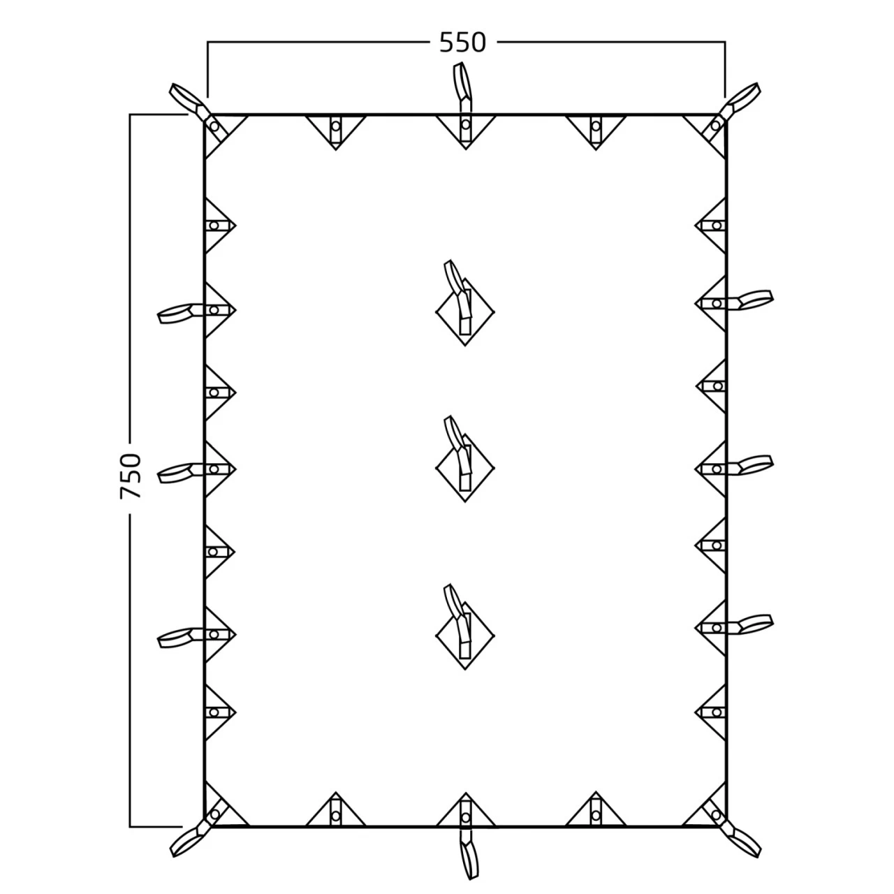 Nordisk Kari 41 Basic Cotton Tarp 4 Nordisk Kari 41 Basic Cotton Tarp – Bild 2