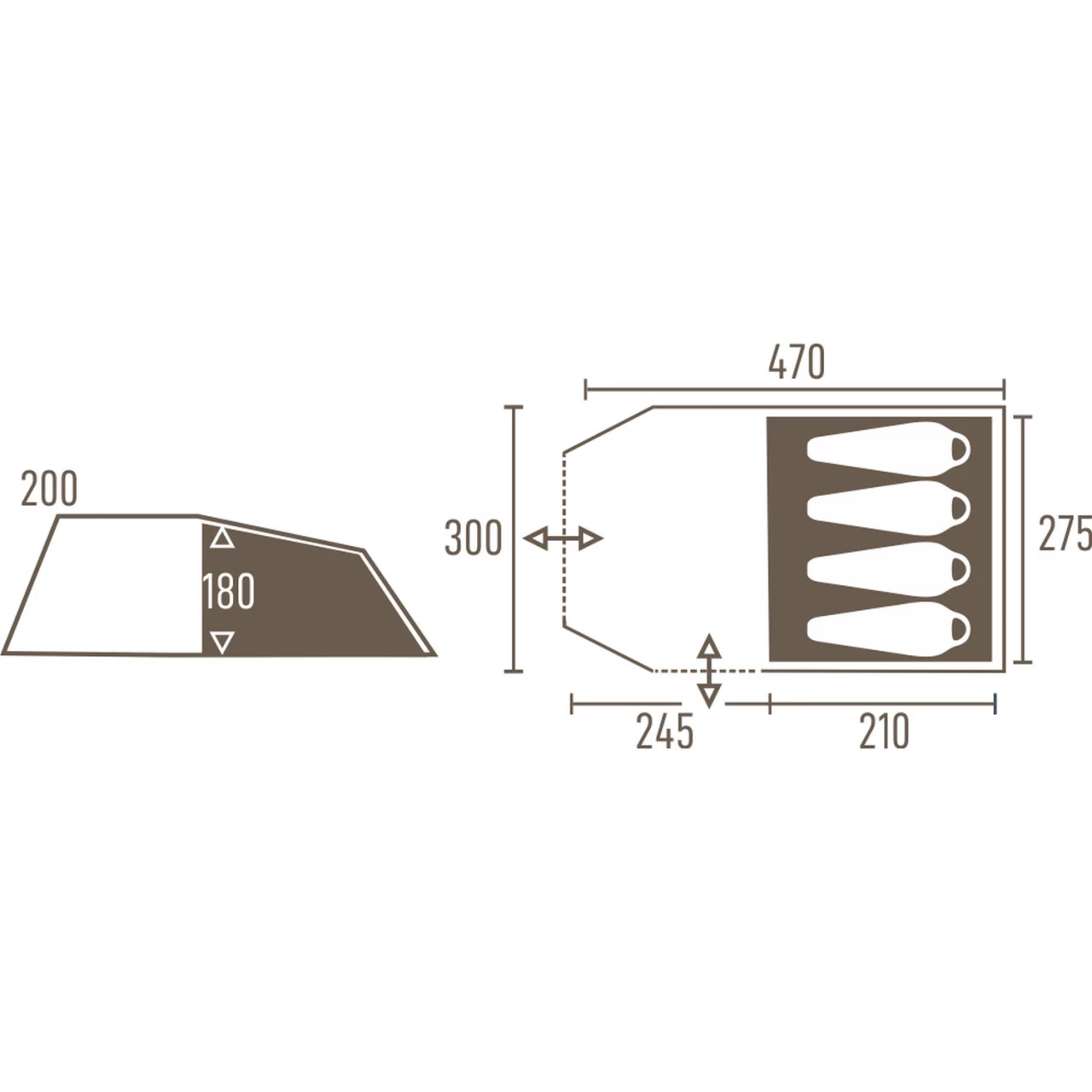 Tambu Husir Familienzelt 4 Tambu Husir Familienzelt – Bild 2