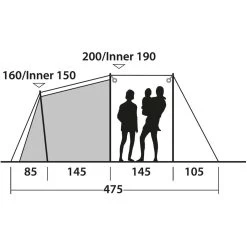Outwell Odessa 5 Familienzelt (Spring Campaign 2023) -Tragen Sie Zeltladen. 7691734 1280x1280
