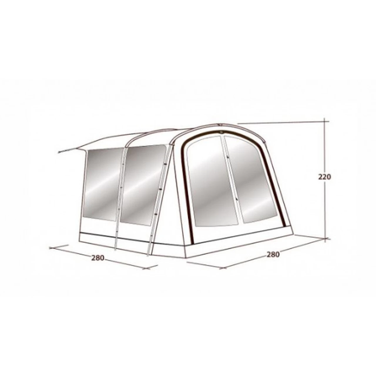 Outwell Universal Awning Size 2 Zeltanbau 4 Outwell Universal Awning Size 2 Zeltanbau – Bild 2