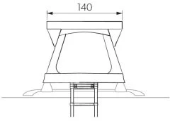 Dometic TRT 140 AIR Dachzelt -Tragen Sie Zeltladen. 7864234 1280x1280