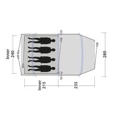 Outwell Starhill 4A Familienzelt -Tragen Sie Zeltladen. 7957905 1280x1280