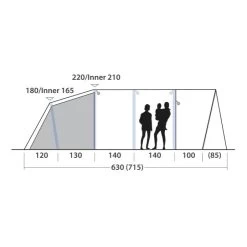 Outwell Hayward Lake 5ATC Familienzelt 25 Outwell Hayward Lake 5ATC Familienzelt -Tragen Sie Zeltladen. 7957949 1280x1280