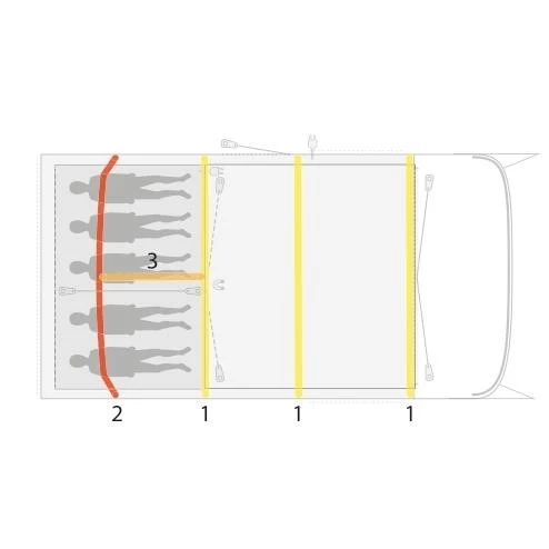 Outwell Hayward Lake 5ATC Familienzelt 8 Outwell Hayward Lake 5ATC Familienzelt – Bild 6