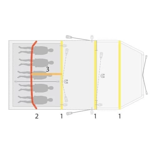 Outwell Wood Lake 5ATC Familienzelt 8 Outwell Wood Lake 5ATC Familienzelt – Bild 6