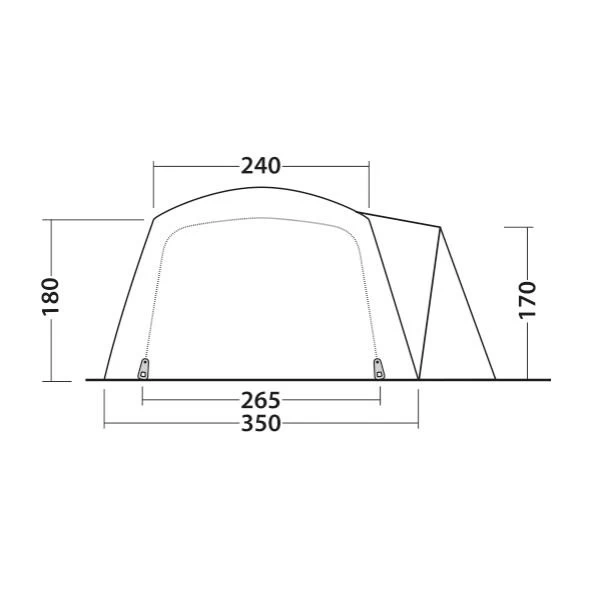 Outwell Nevada 5PE Familienzelt 7 Outwell Nevada 5PE Familienzelt – Bild 5