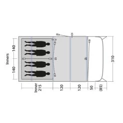 Outwell Avondale 4PA Familienzelt -Tragen Sie Zeltladen. 7957988 1280x1280