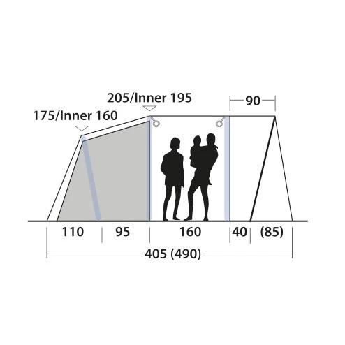 Outwell Elmdale 3PA Familienzelt 6 Outwell Elmdale 3PA Familienzelt – Bild 4