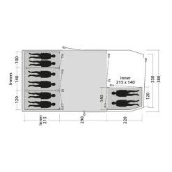 Outwell Winwood 8 Familienzelt -Tragen Sie Zeltladen. 7958106 1280x1280