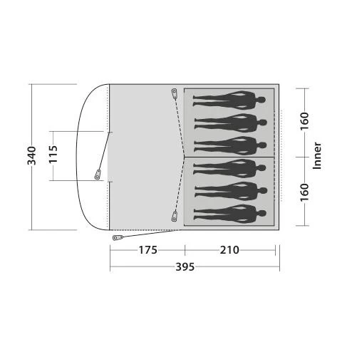 Easy Camp Edendale 600 Familienzelt 6 Easy Camp Edendale 600 Familienzelt – Bild 4