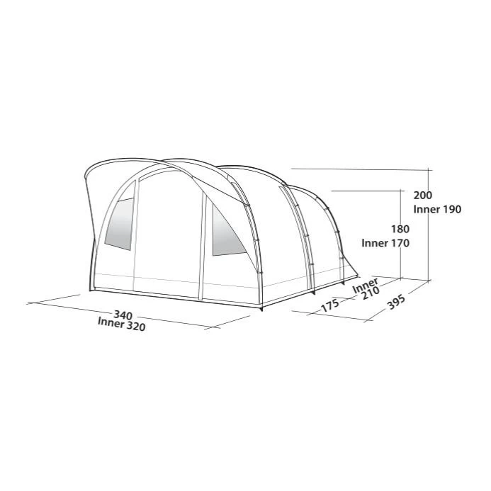 Easy Camp Edendale 600 Familienzelt 7 Easy Camp Edendale 600 Familienzelt – Bild 5