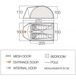 Vango Alpha 250 CLR Campingzelt -Tragen Sie Zeltladen. 8057196 1280x1280
