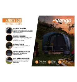 Vango Harris 500 Familienzelt -Tragen Sie Zeltladen. 8057415 1280x1280