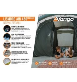 Vango Lismore Air 450 Package Familienzelt -Tragen Sie Zeltladen. 8057453 1280x1280