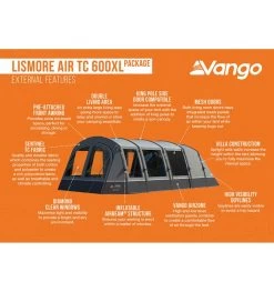Vango Lismore Air TC 600XL Package Familienzelt 15 Vango Lismore Air TC 600XL Package Familienzelt -Tragen Sie Zeltladen. 8057485 1280x1280 1