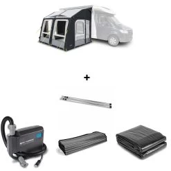 Dometic SET Rally AIR Pro 330 M Inkl. Teppich, Unterlage, Andruckstangenset Und Elektrischer Pumpe